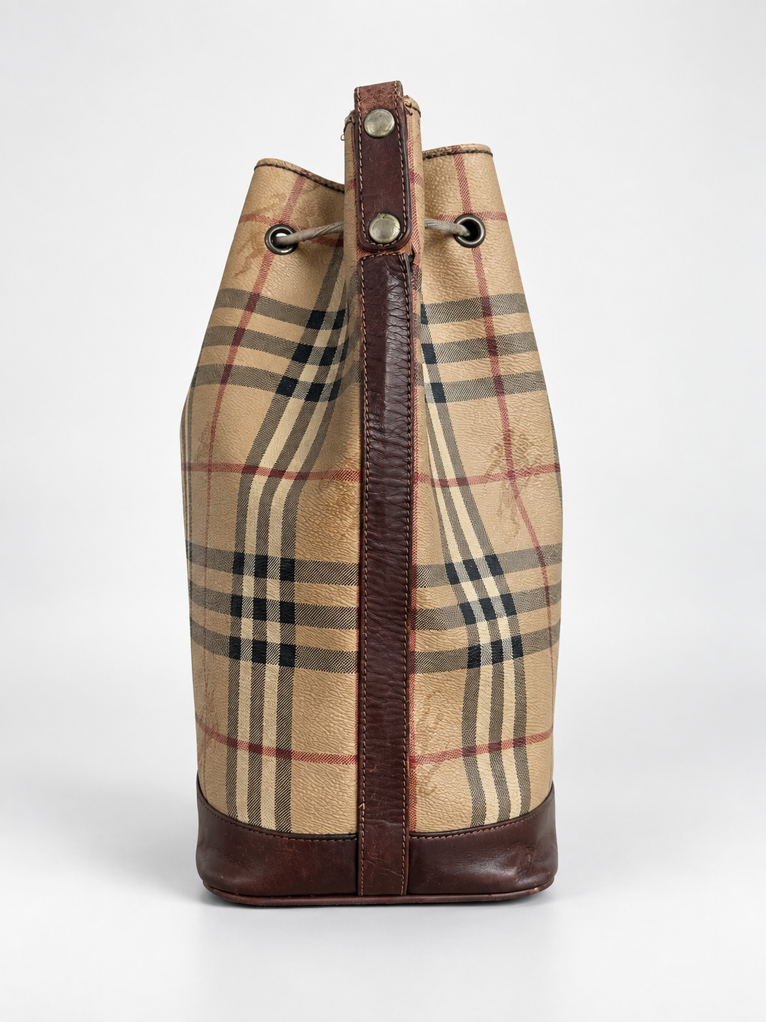 Borsa a secchiello vintage check  Burberrys