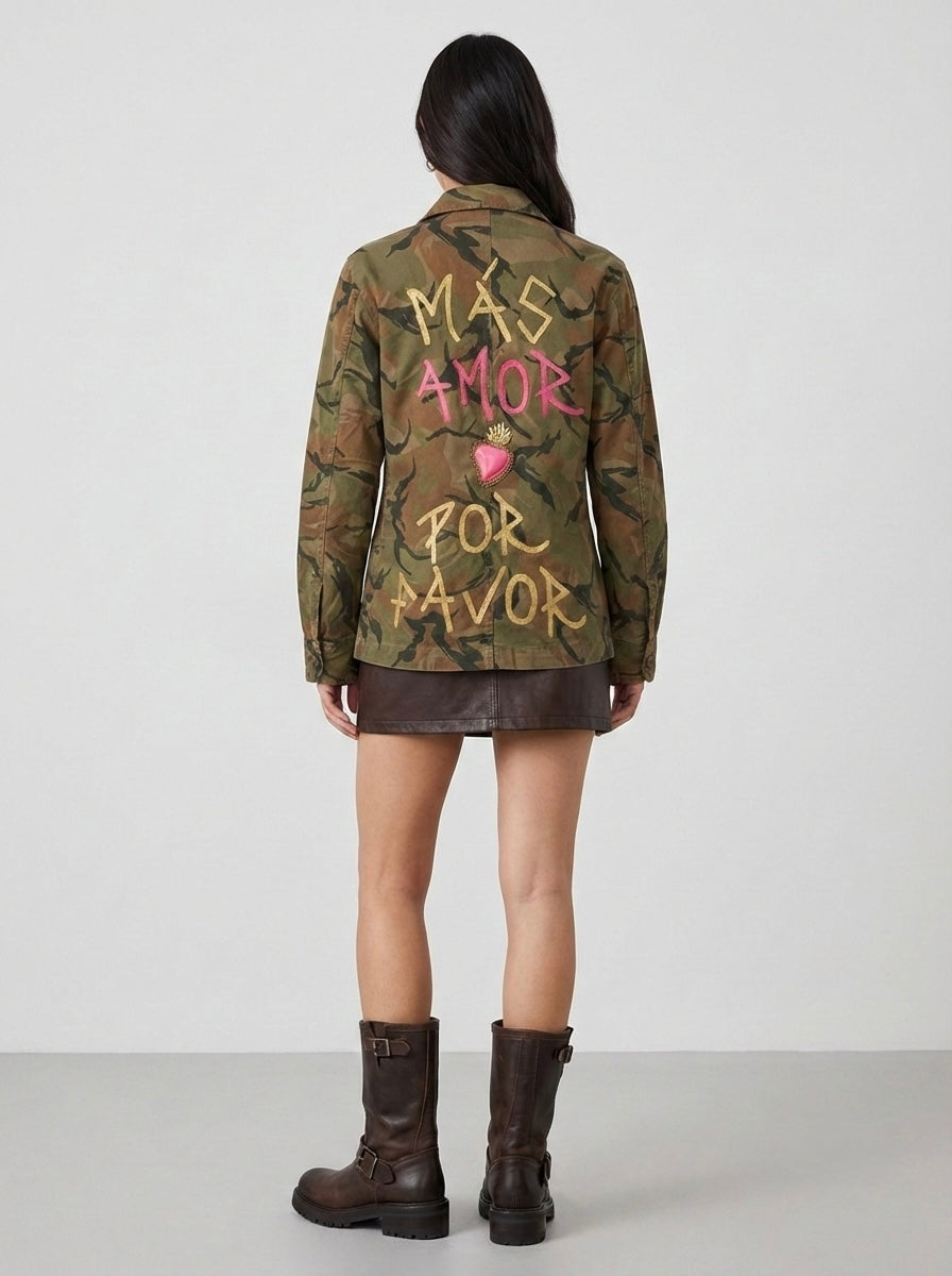 Giacca militare Más amor por favor’ Sacré-Cœur