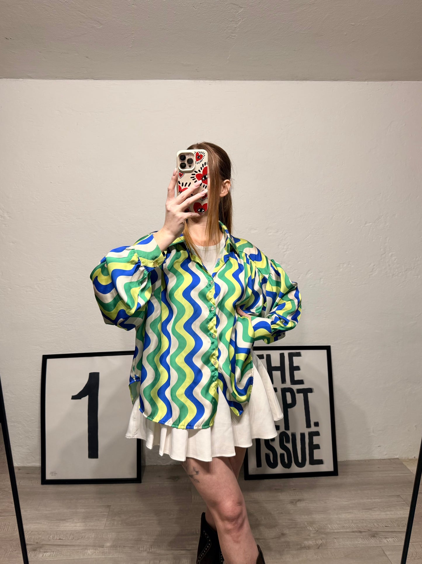 Camicia fantasia optical