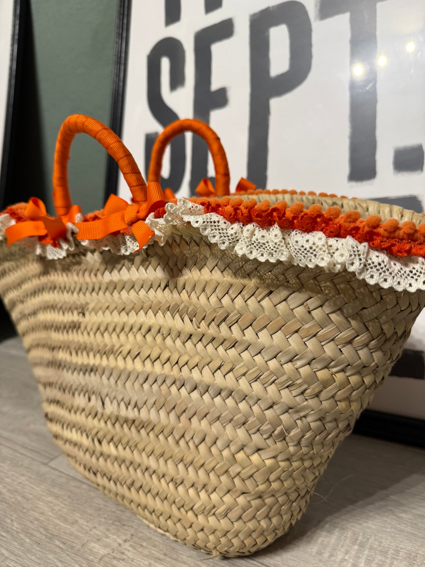 Cesta in paglia ‘Parlami d’amore’