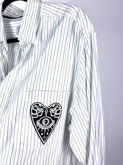 Camicia righe ‘Not a tourist’ tg.L