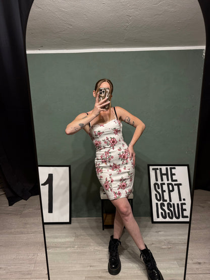 Tubino elasticizzato fiori