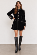 Cappotto Vintage in Velluto Nero