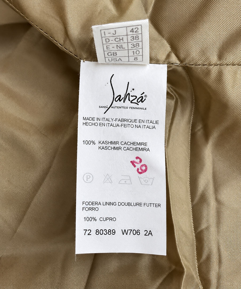 Blazer monopetto vintage 100% cashmere