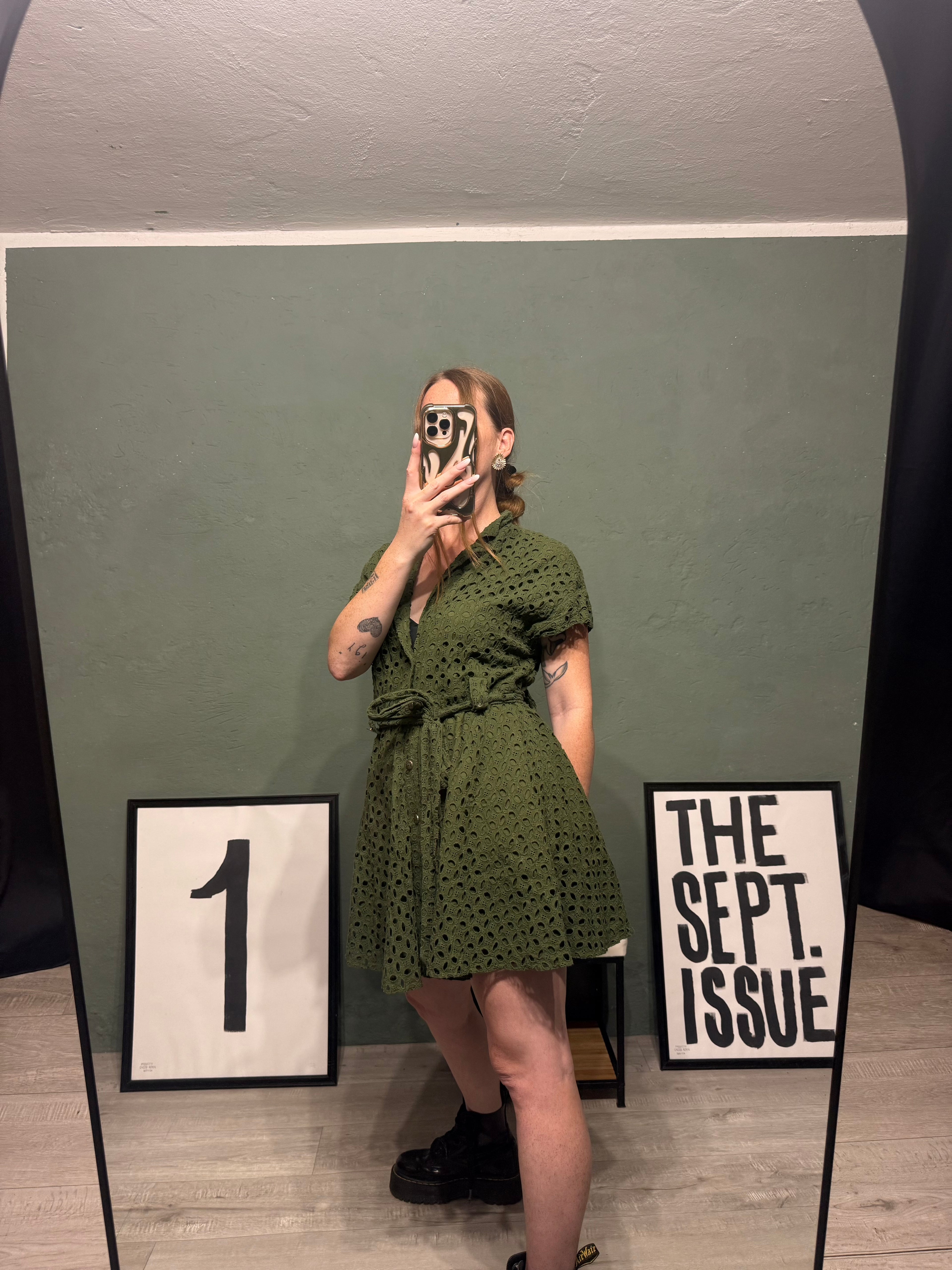 Abito sangallo military green tg.M