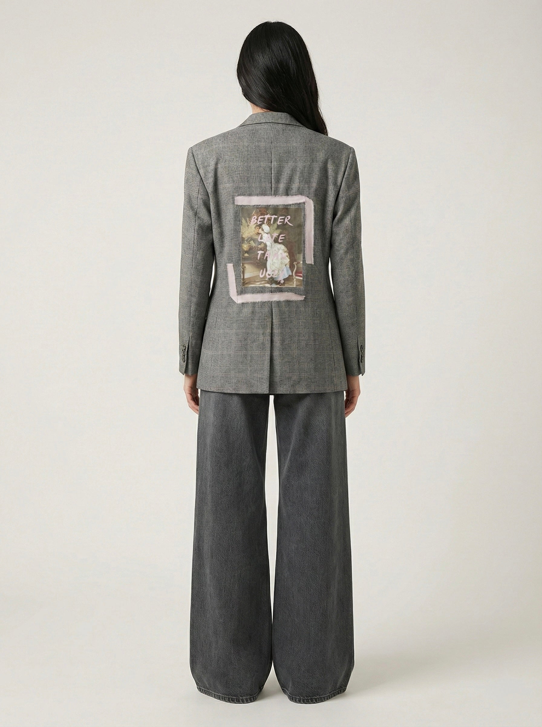 Blazer ‘Better late than Ugly’ handmade