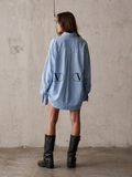 Camicia denim vintage Valentino Garavani reworked