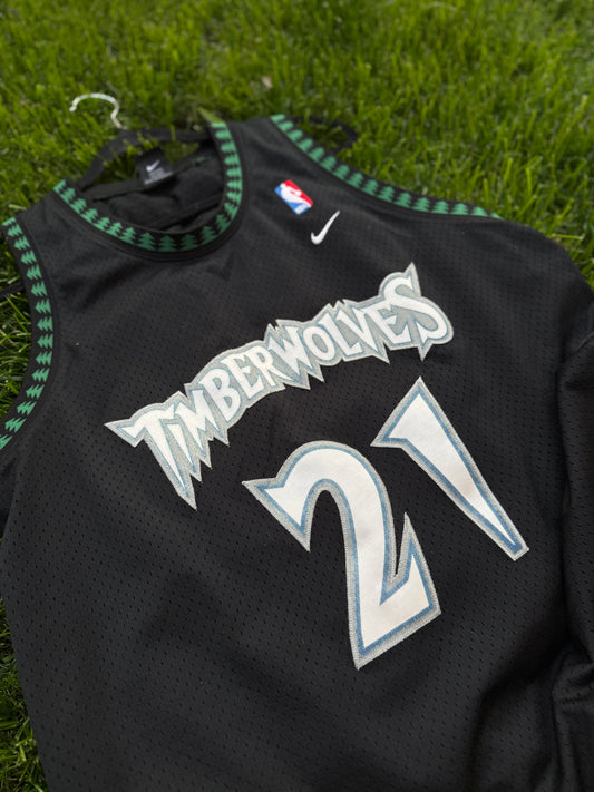 Canotta basket Kevin Garnett Nike Minnesota Timberwolves Jersey tg.L