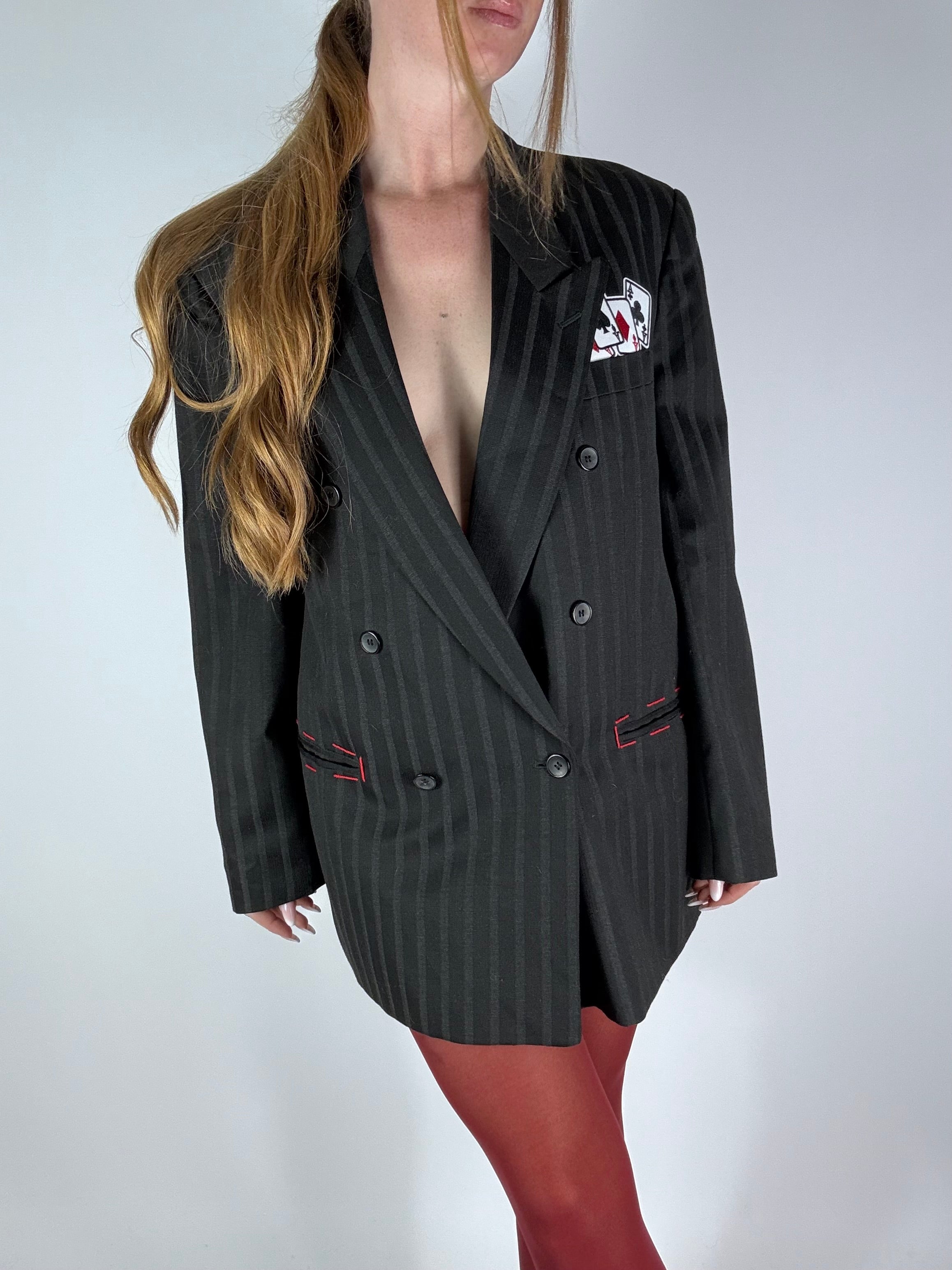 Blazer doppiopetto ‘Bianconiglio’ tg.M