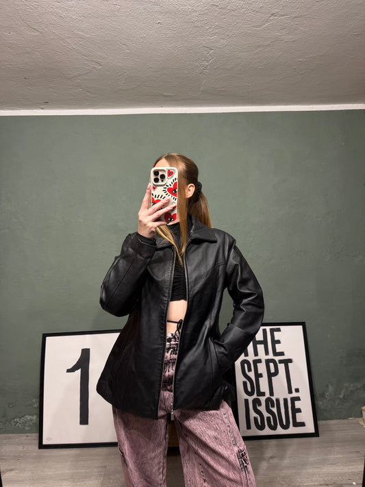 Giacca Biker in pelle
