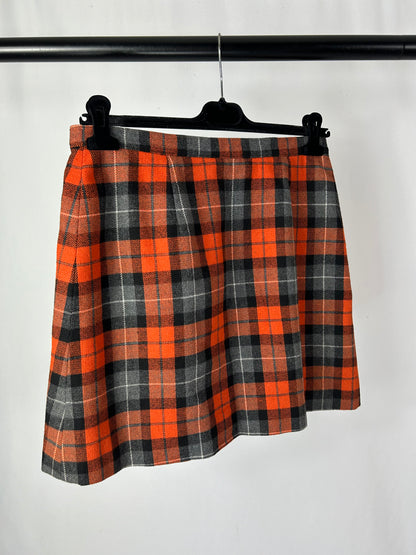 Minigonna tartan vintage tg.M