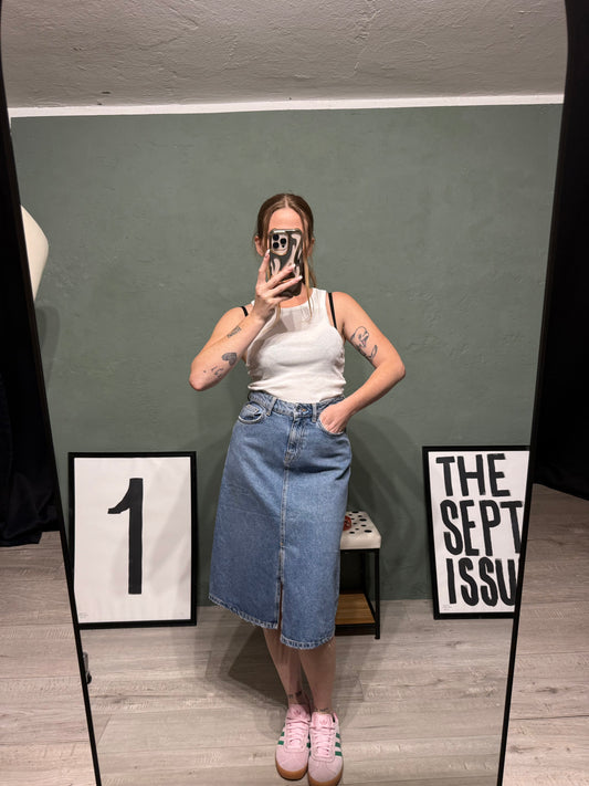 Longuette denim Zara