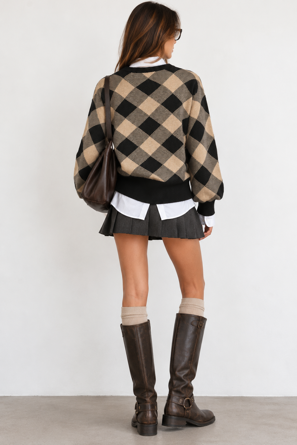Maglione Vintage Marella Sport Argyle