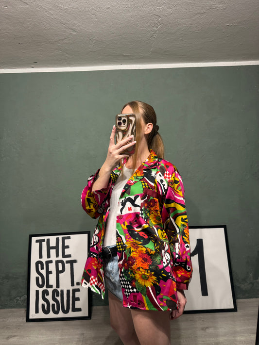 Blazer - camicia fantasia