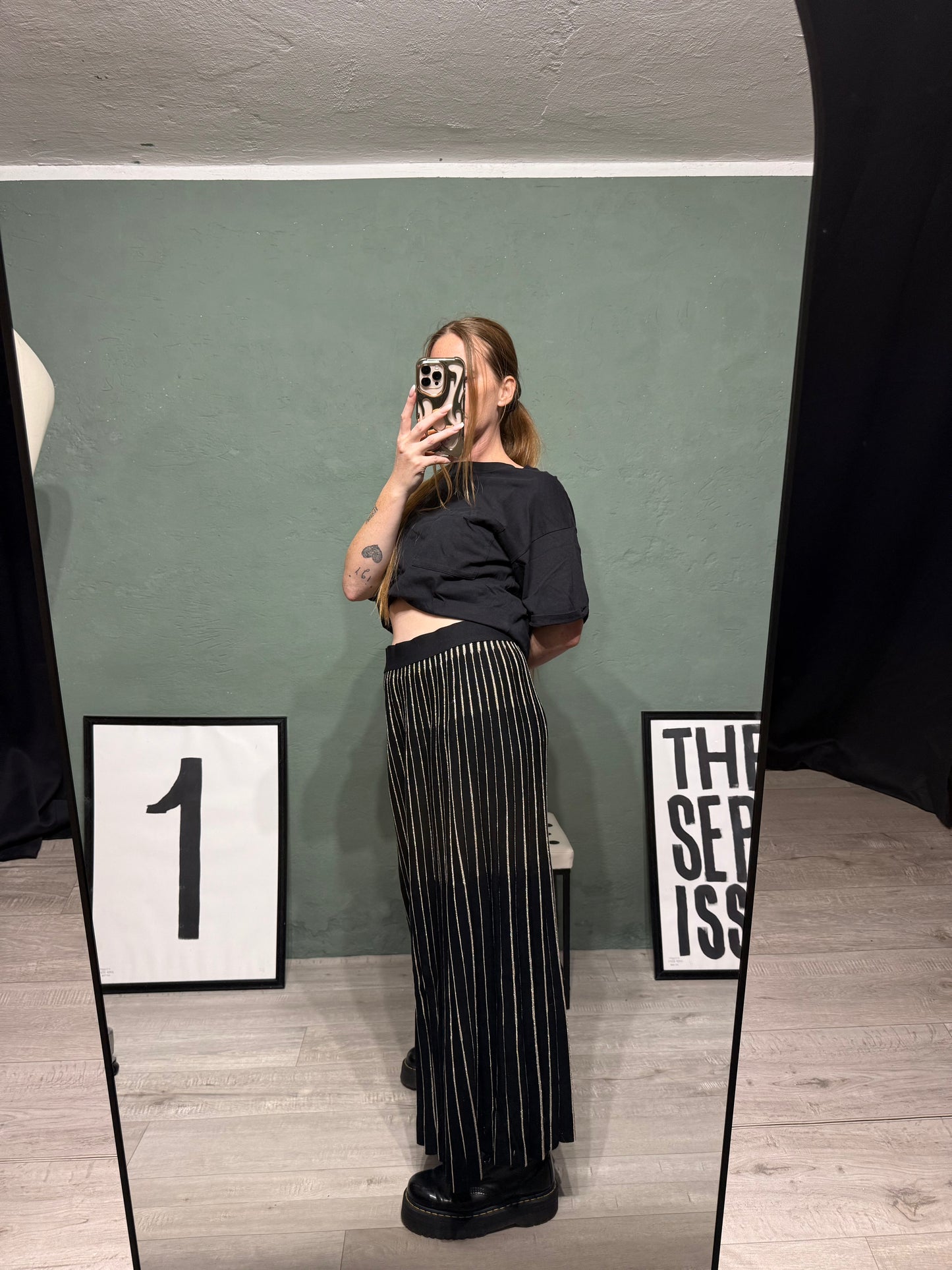 Maxi gonna righe lurex Dixie