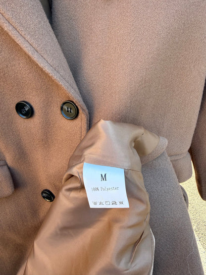 Cappotto doppiopetto ‘Go left’