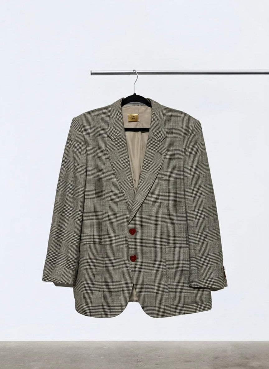 Blazer vintage principe di Galles ‘Ditemi’ handmade