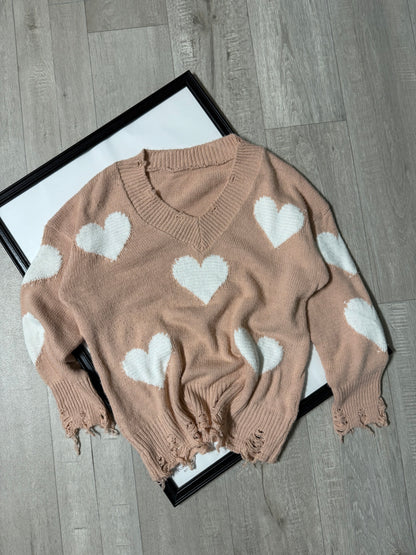 Maglioncino cuori