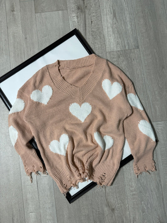 Maglioncino cuori