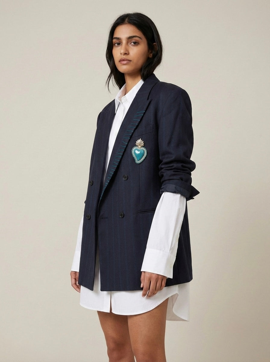Blazer doppiopetto ‘Amor proprio’ Sacré-Cœur
