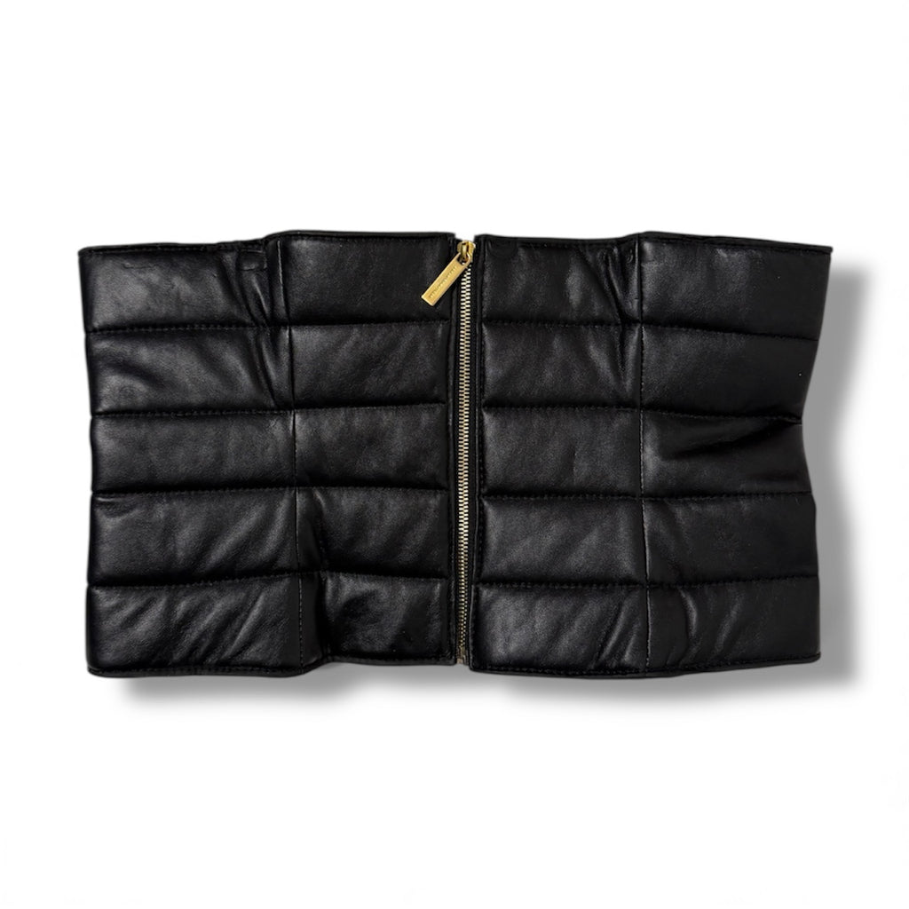 Top trapuntato similpelle Stella McCartney