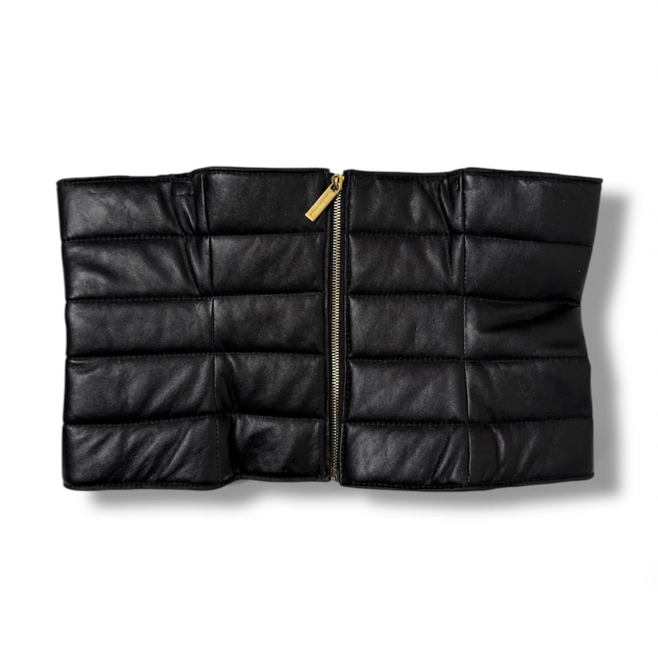 Top trapuntato similpelle Stella McCartney