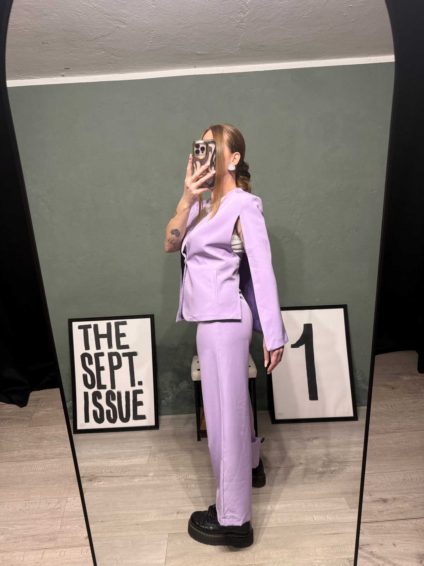 Tailleur blazer - pantalone lavanda Rinascimento