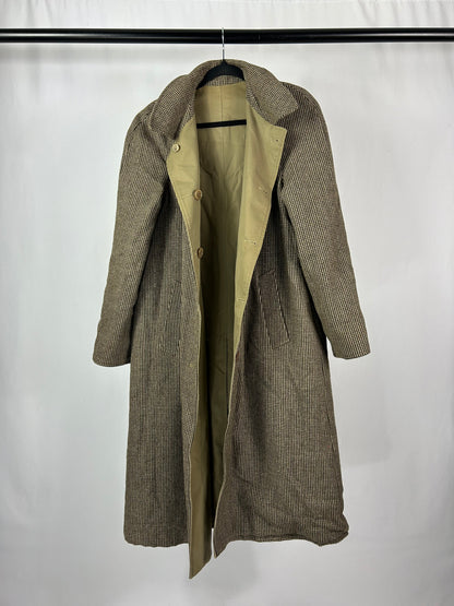 Trench double face cappotto pied de poule tg.M