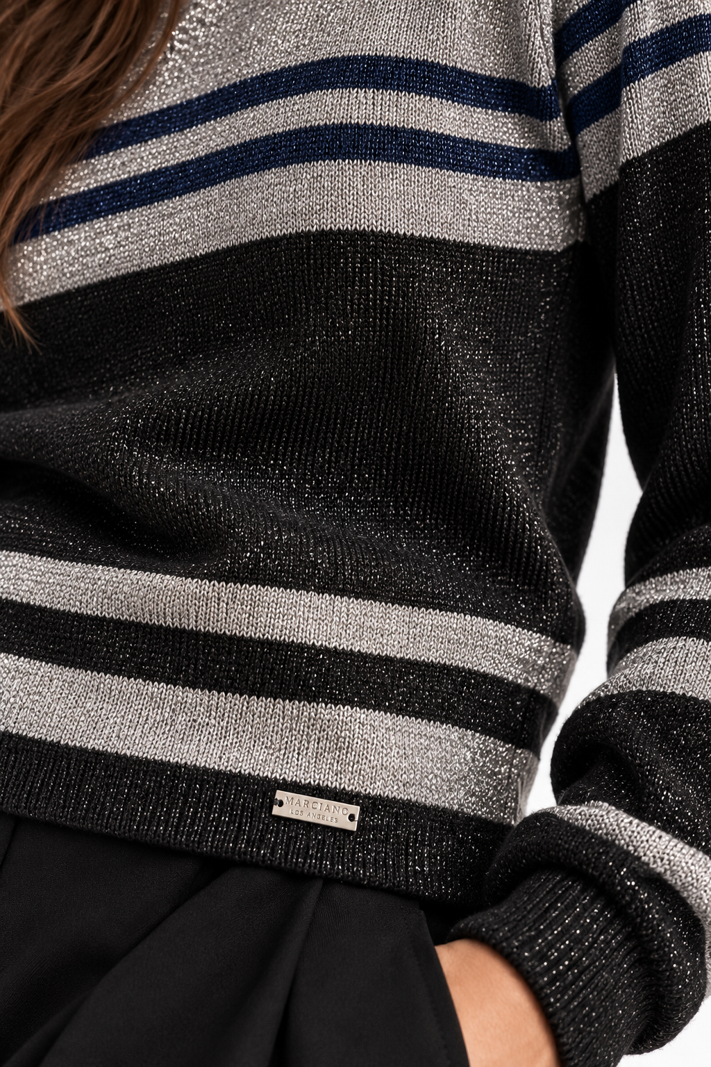 Maglia lurex righe Marciano by Guess