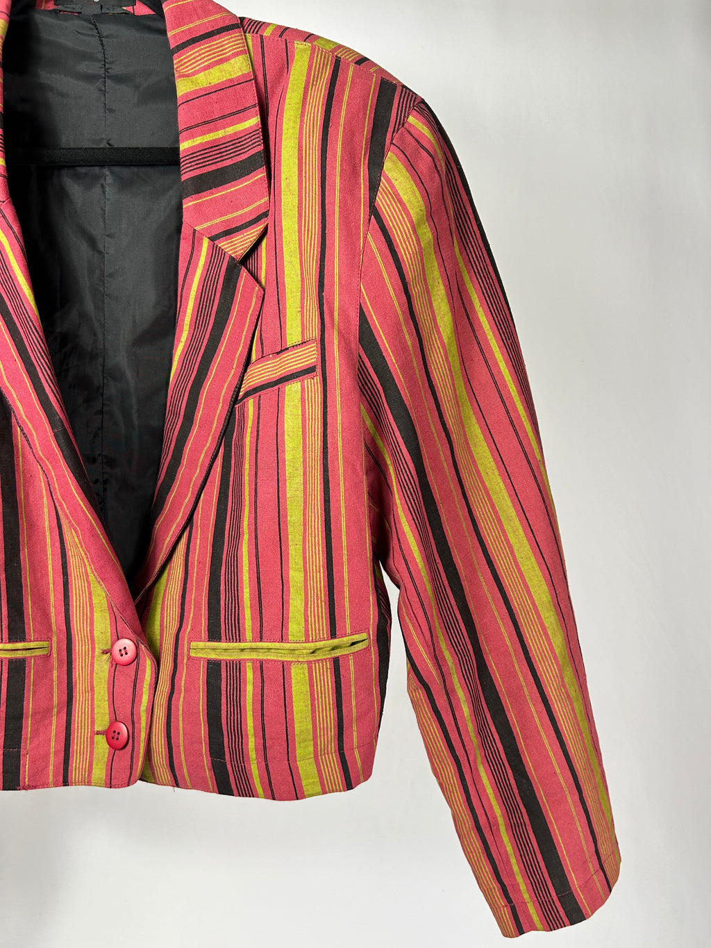 Blazer righe crop tg.M vintage