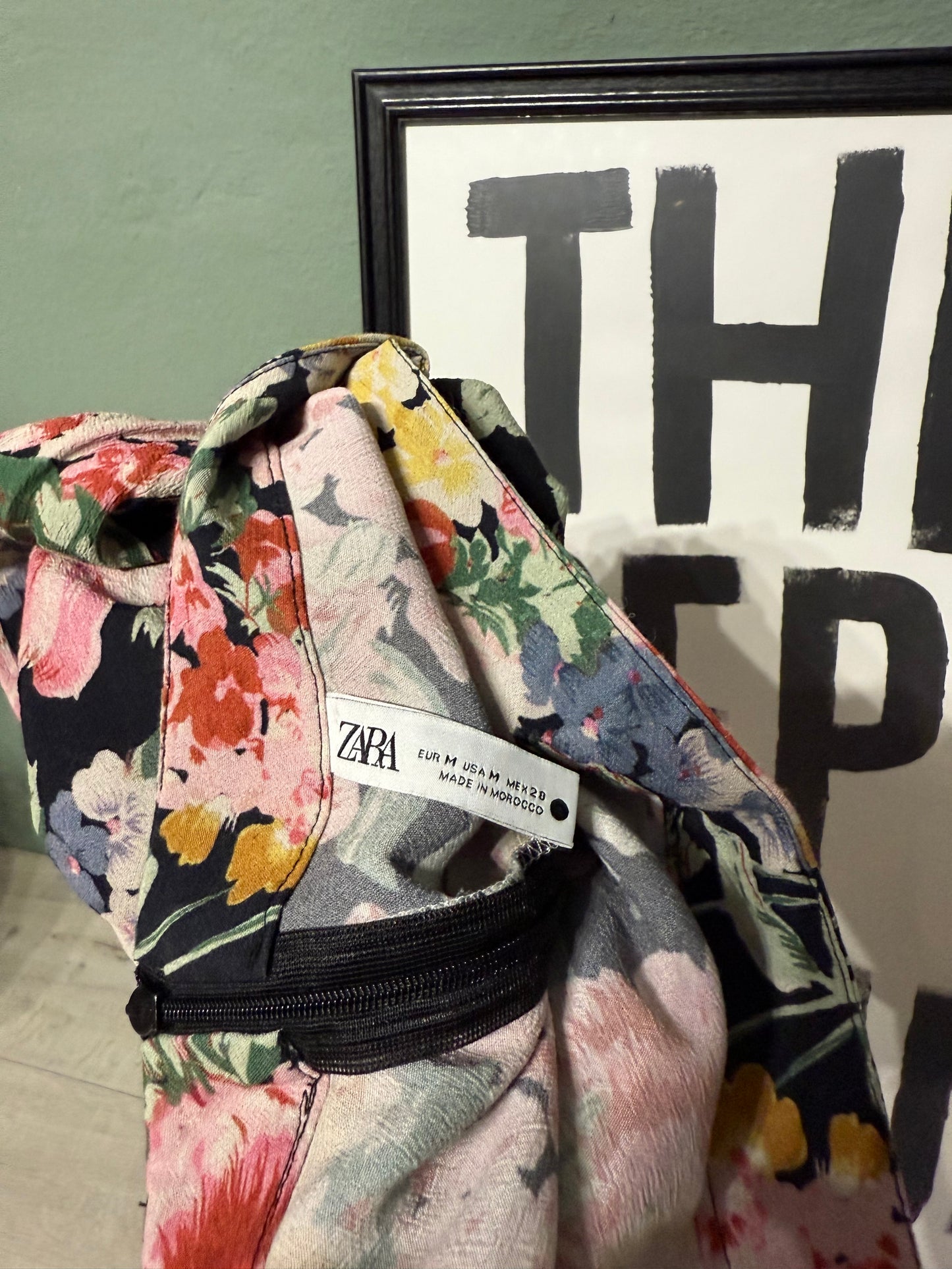 Minigonna fiori Zara