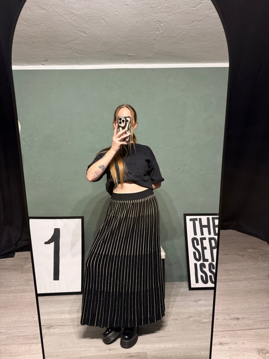 Maxi gonna righe lurex Dixie