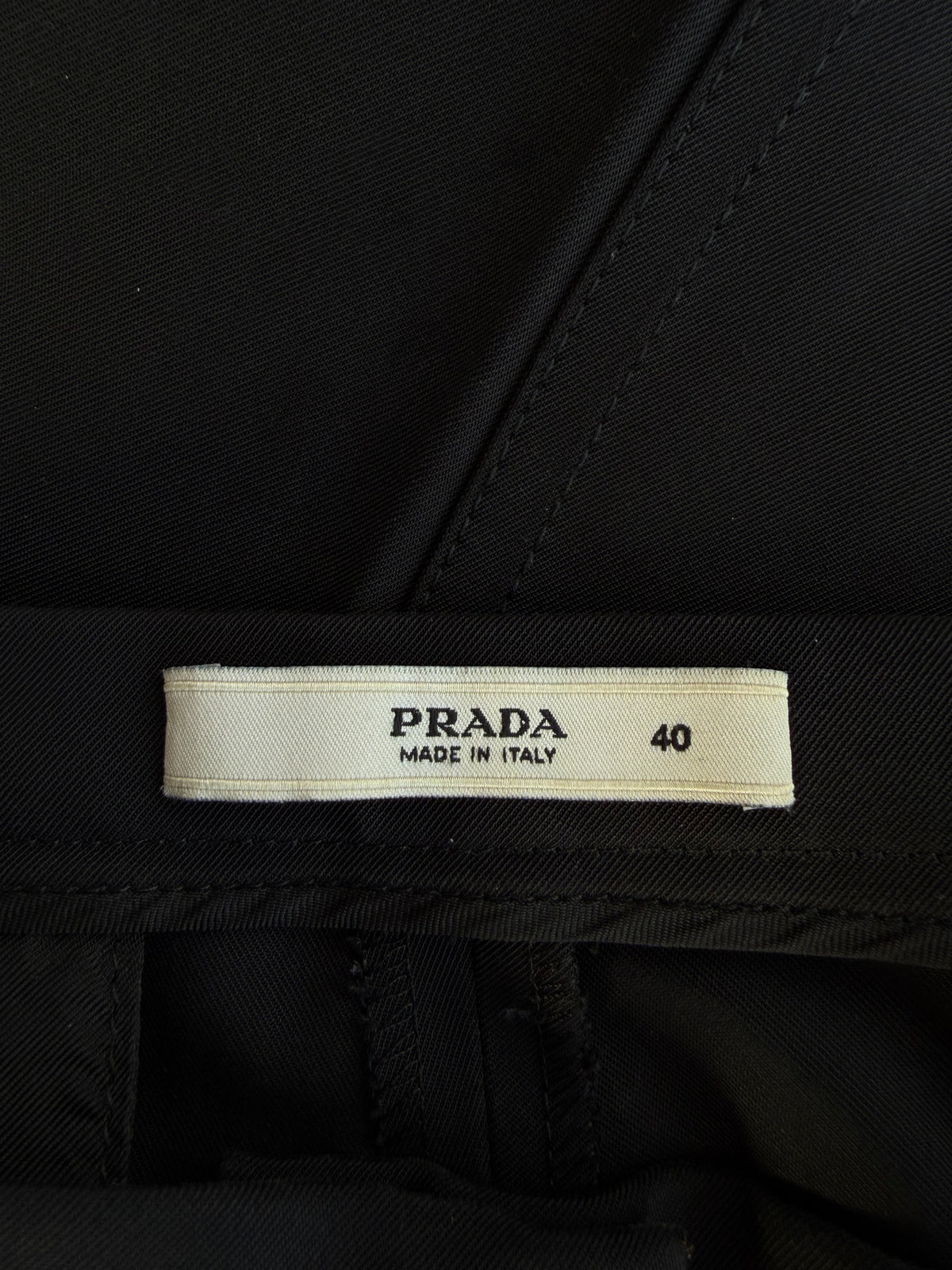 Pantaloni Prada Vintage Neri Flare
