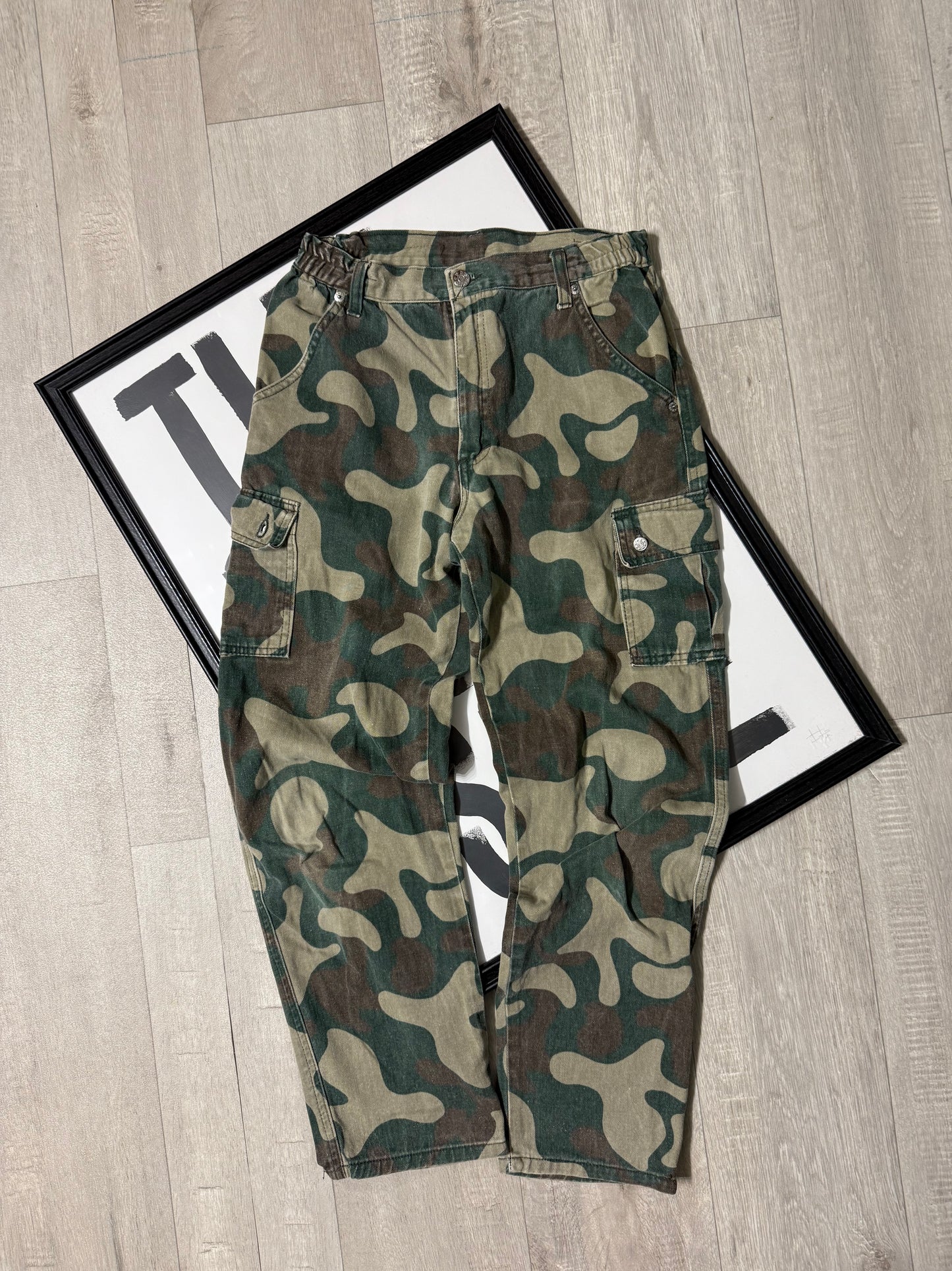 Jeans cargo camouflage