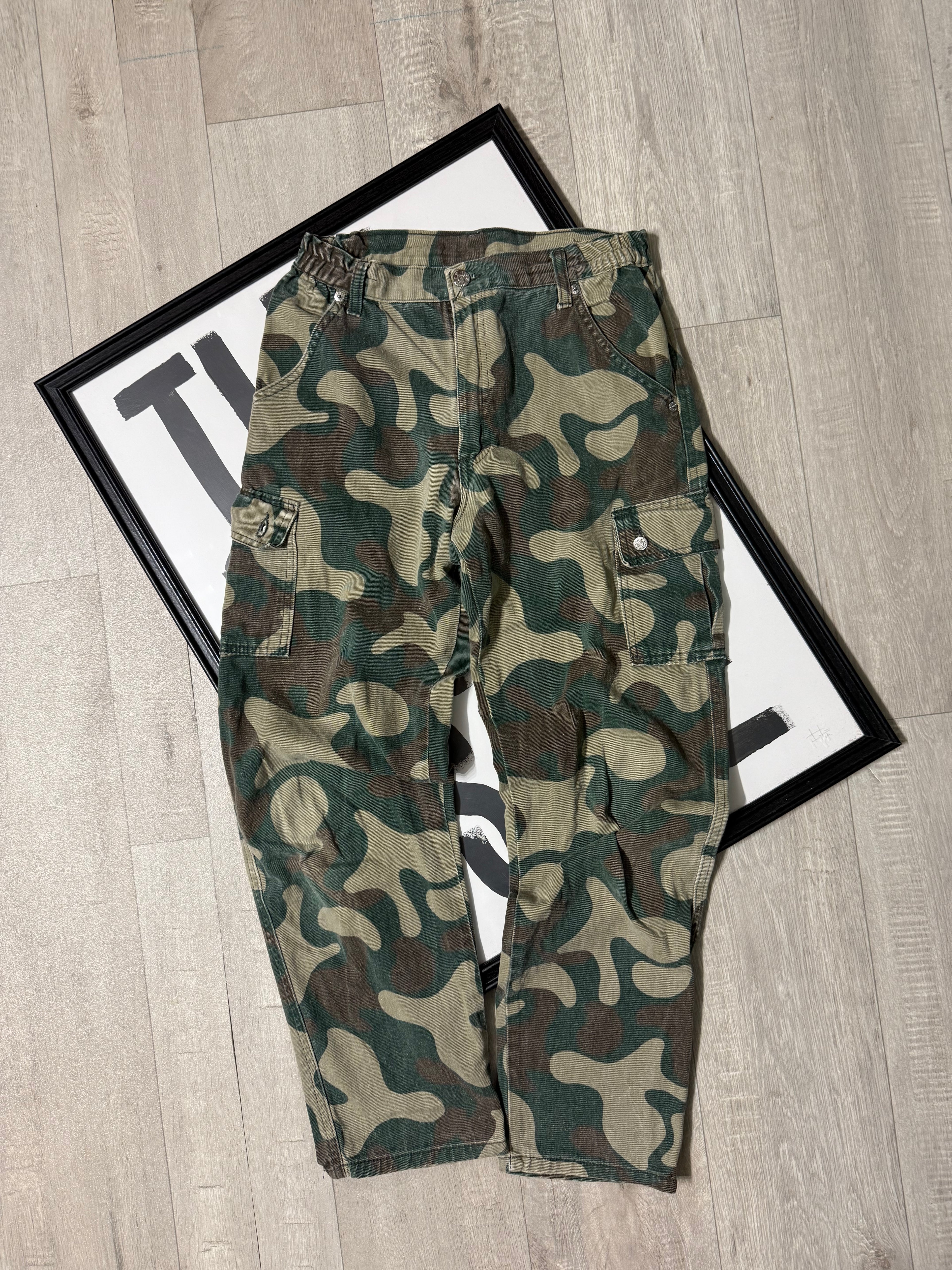 Jeans cargo camouflage
