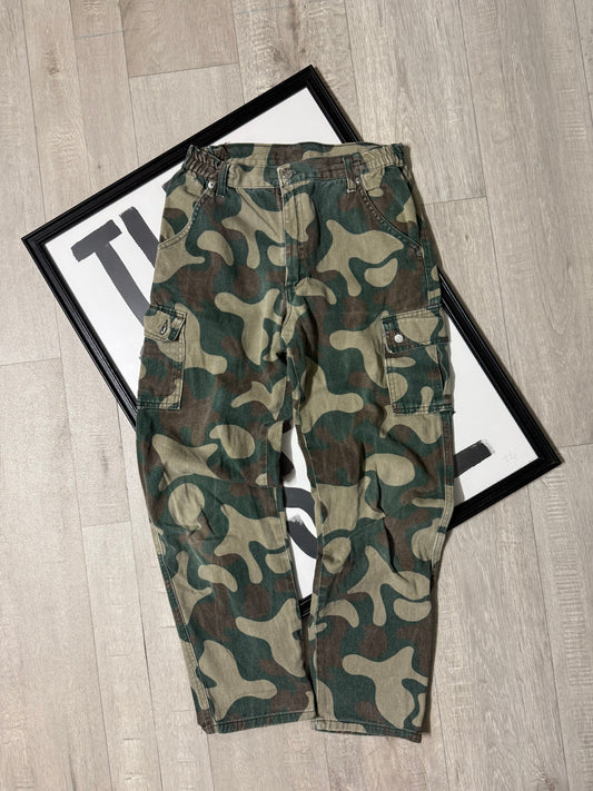 Jeans cargo camouflage