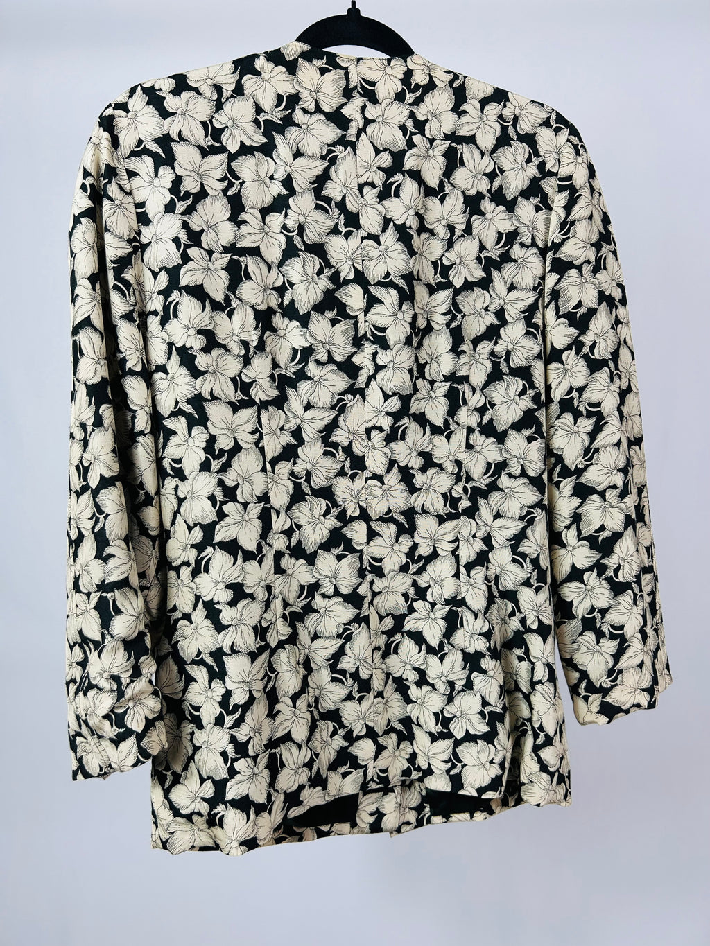 Blazer fantasia fiori tg.M vintage