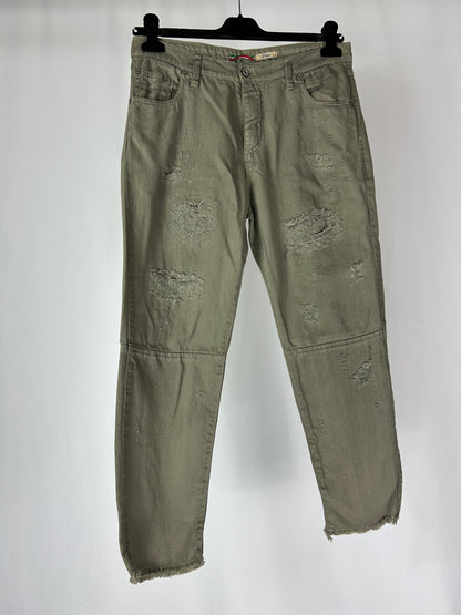Jeans verde salvia Please tg.L