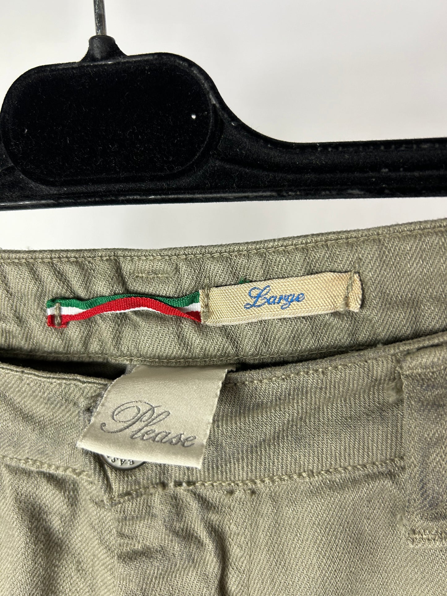 Jeans verde salvia Please tg.L