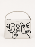 Pochette ‘Abstract Faces’ Patrizia Pepe
