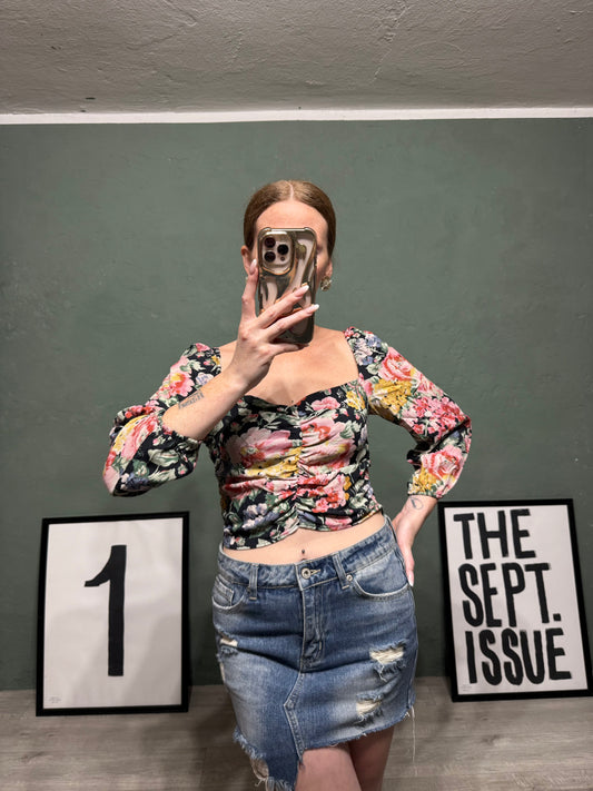 Top fiori Zara