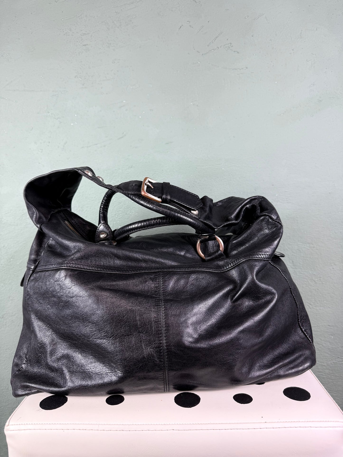 Maxi bauletto in pelle Patrizia Pepe