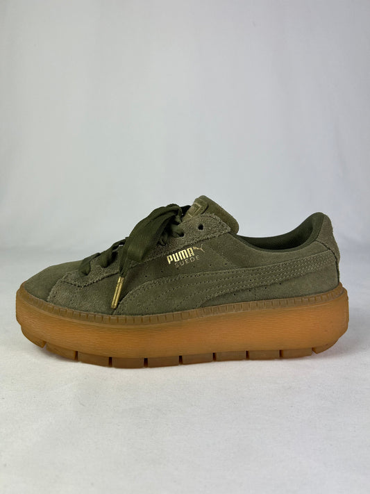 Puma suede platform trace Olive n. 37.5