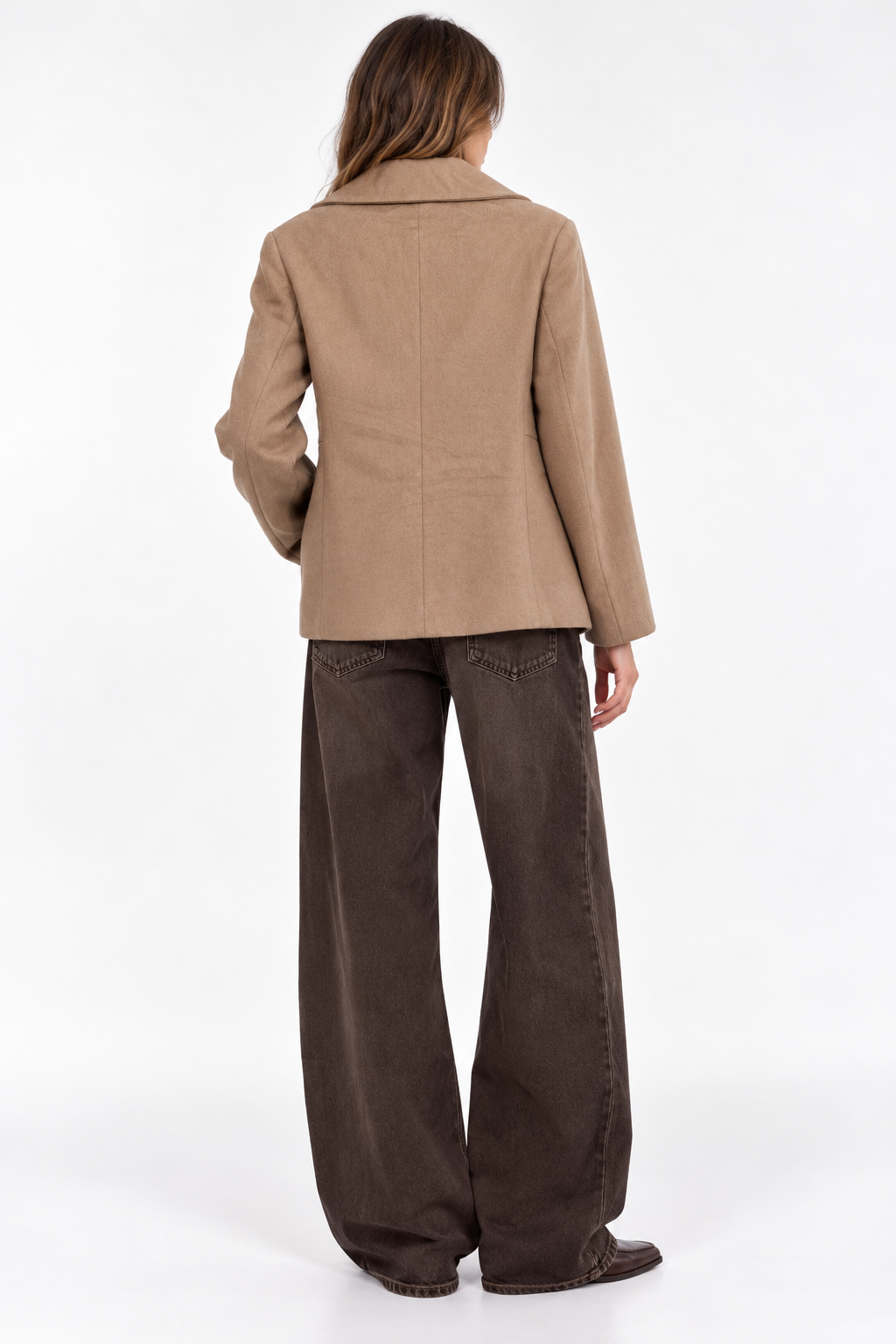 Blazer monopetto vintage 100% cashmere