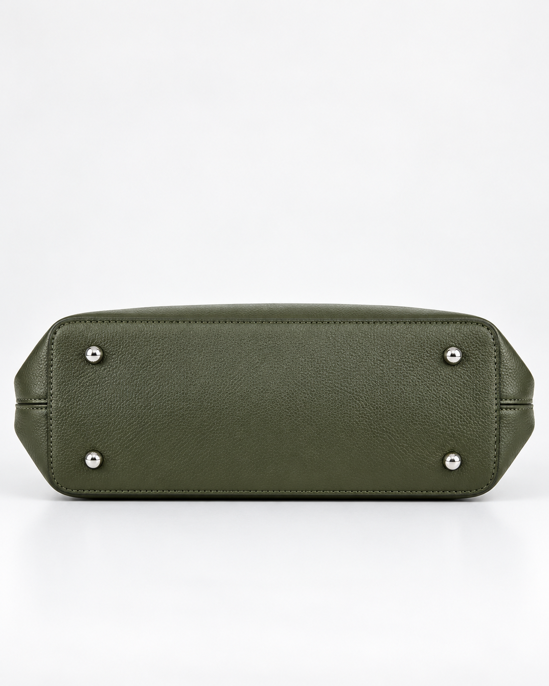 Borsa in Vera Pelle Verde Oliva Made in Italy
