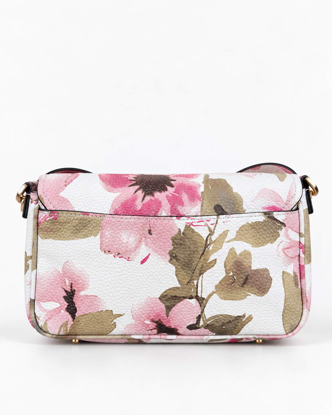 Borsa Guess floreale rosa con tracolla regolabile