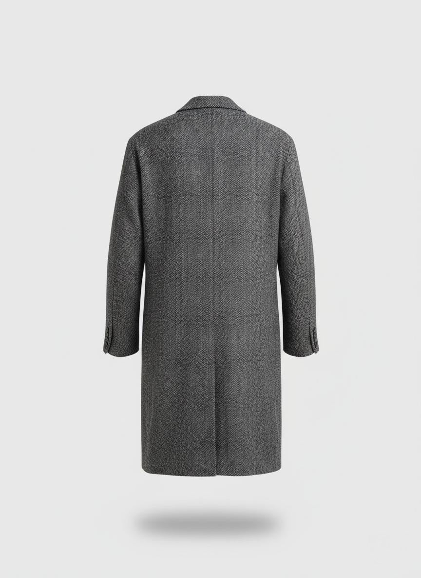 Cappotto spigato vintage 80% lana