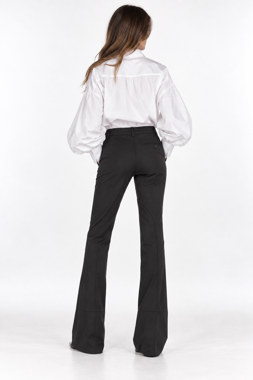 Pantaloni Prada Vintage Neri Flare