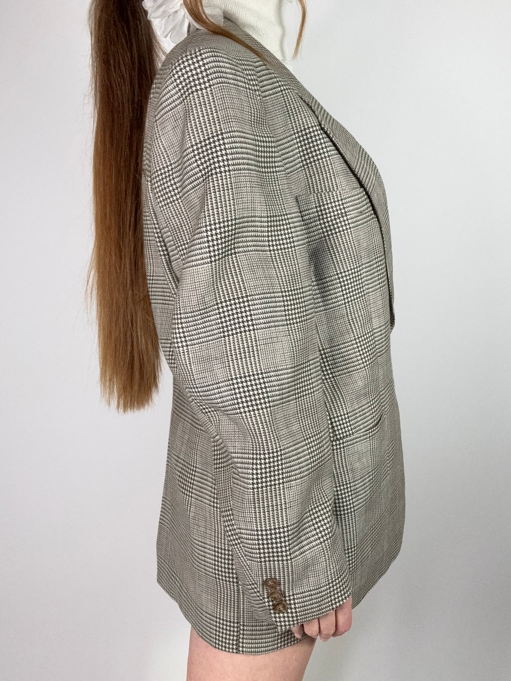 Blazer vintage pied de poule tg.L
