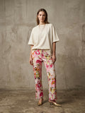 Pantalone cotone fantasia